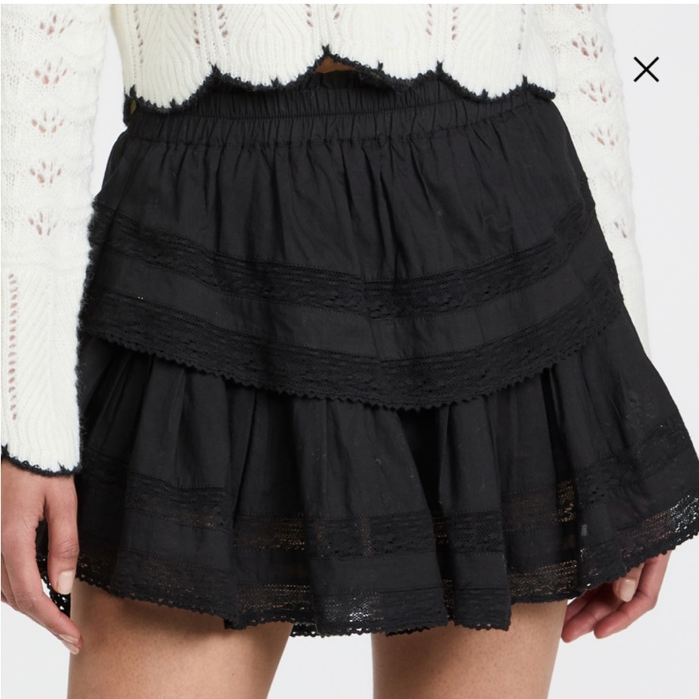 LoveShackFancy ruffle Mini Skirt